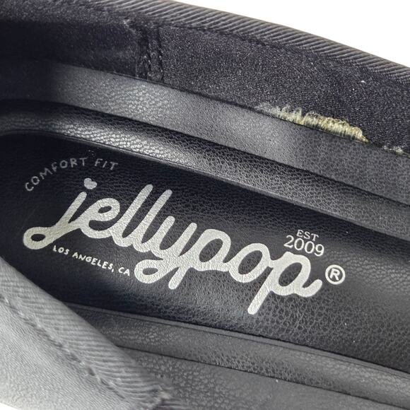 Jellypop Womens Comfort Fit Black Bow Ballet Flats Slip On SZ 9.5 M Office - Picture 10 of 11